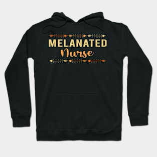 Black Nurse Melanated Bhm Healthcare Black History Nursing Hoodie